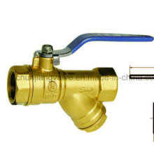 Brass Strainer Type Ball Valve